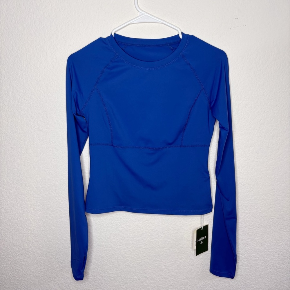 NWT Halara Blue Long Sleeve Women's Top